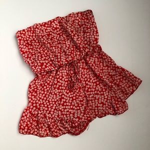 Princess Polly Floral Bandeau Romper